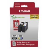 _7452050 Canon PG 585/ CL-586 fotopakuotė, spalvota (žydra, purpurinė