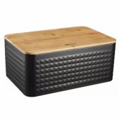 KINGHOFF STEEL BREAD BIN WITH BAMBOO BOARD KINGHOFF KH-1713