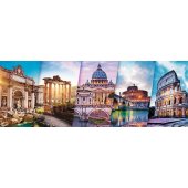 Panoraminis koliažas – Roma, 500 detalių