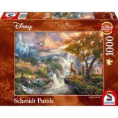 Schmidt Spiele dėlionė Thomas Kinkade: Disney Bambi, 1000 detalių