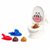 Popping Jumping Poop Toilet Catapult Sticker Arcade Game