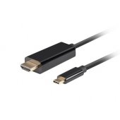 Cable USB-C M - HDMI M 4K 60Hz 0.5m Black