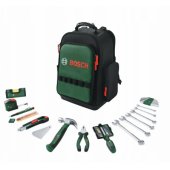 Bosch Powertools įrankių rinkinys kuprinėje, 60 dalių (juoda/ žalia, su įrank
