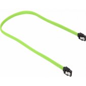 SATA III kampinis kabelis 0.45m Žalias