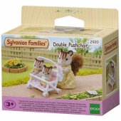 _6918940 Epoch Sylvanian Families figūrėlė, dvivietis vežimėlis