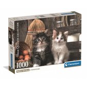 Puzzle 1000 HQC Mylimi kačiukai Poster Clementoni 39943
