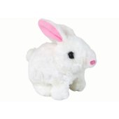 Walking Bunny Interactive Toy Short Hair White