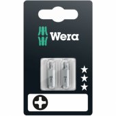 ATSUKTUVO BITAS WERA TORSIONINIS 2PCS PH1X25