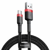 "Cafule CATKLF-A91 USB-C 3A / PD / QC 3.0" juodas