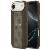 4G dryžuotas MagSafe dėklas iPhone 17 Air, rudas