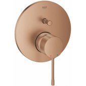 Essence Shower mixer with 2-way diverter Brushed Warm Sunset