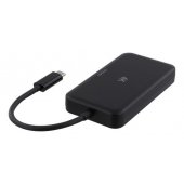Adapter USB-C 3.2 - HDMI/ DP/ DVI/ VGA 4K Black