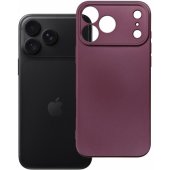 _8480043 Dėklas, skirtas iPhone 18 Pro / 17 Pro, metalinis tamsiai vyšninės spalvos