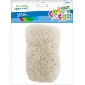 Craft with Fun OZDOBA DEK SIZAL ECRU 30G CF 12/ 96