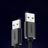 10310 US102 USB 2.0 M-M UGREEN cable 1.5m Black