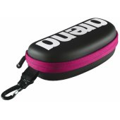 Swimming Goggle Case Black/ Fuchsia
