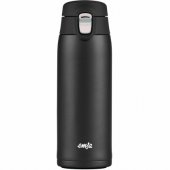 Emsa TRAVEL MUG light termopuodelis (juoda (matinė), 0,4 litro, atverčiamas dangtelis)