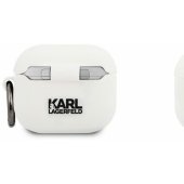 "KLACA3SILCHWH Choupette Head Silicone Case for for Airpods 3" White