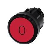 Siemens raudonas mygtukinis pavaros elementas / O/ su savaiminiu grįžimu (3SU1000-0AB20-0A