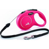 Flexi New Classic Automatic Rope Leash S 8m Red