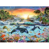 Ravensburger dėlionė 200 vnt. Orca Paradise
