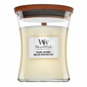 WoodWick vidutinė žvakė stikle Island Coconut 114mm x 98mm (92115E)