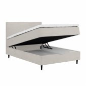 Continental bed LAARA 120x200cm, beige