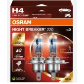 NIGHT BREAKER 220 H4 60W 12V 2pcs