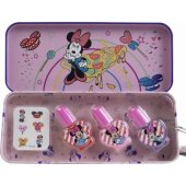 Markwins Zestaw lakierów met. etui Minnie Mouse