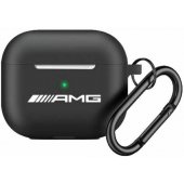 Silicone White Logo Case for AirPods Pro 2 Black