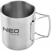 Neo Travel mug gray, aluminum, 0.3l, 63-150, Neo Tools (63-1