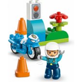 10470 Blue Police Motorcycle