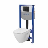 WC SET S701-756 WITH FRAM +BL MAT BUTTON
