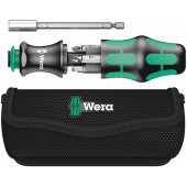 Wera Kraftform Kompakt 28 B – kombinuotas atsuktuvas su 6 antgaliais su