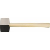 Topex rubber hammer wooden handle 450g 338mm (02A354)