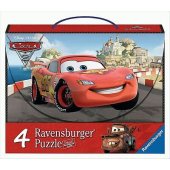 4 viename dėlionė Cars 2