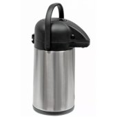 Termosas su pompa 2,5 l, juodas/ pilkas