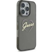 "IML Heart Case Apple iPhone 16 Pro" Black