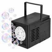 Portable 10-Hole Bubble Machine – Black