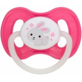 Lateksinis simetriškas čiulptukas Bunny & Company 0–6 mėn. 23/ 277 rožinis