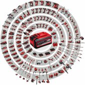 Einhell akumuliatorinis smūginis veržliasukis IMPAXXO 18/ 400, 1/ 2 (raudonas/ juodas, be