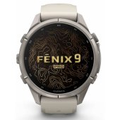 _8501540 Garmin fenix 9 Pro 43mm titanas, rūko pilka/ smiltainis, silikonas
