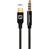 Garso USB-C į 3,5 mm 1,5 m juodas