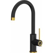 Jodie Q Line Slim Pure Carbon / Nano PVD Gold