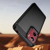 TPUCarbon Motorola Moto G05 / E15, juodas