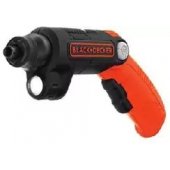 Black&Decker akumuliatorinis pasukamas atsuktuvas BDCSFL20C, 3,6 volto (oranžinė/ b