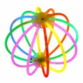 Double Fluorescent Butterfly Bracelet with Neon Stick