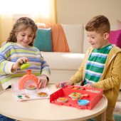 Spin Master Kinetic Sand – Squish Pizza Set, žaidimų smėlis 453 gramai sa