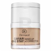 Dermacol Caviar Long Stay Make-Up & Corrector face foundation 1 Pale