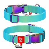 WAUDOG Kakla siksna suņiem ar QR pasi,neilona M, W 20 mm, L 28-40 cm Z